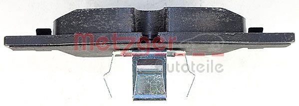 Jeu de 4 plaquettes de frein METZGER ref. 1170469
